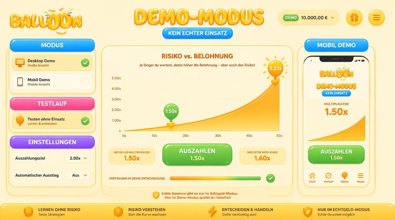  Demo zeigt ohne Risiko das echte Spielgefühl 